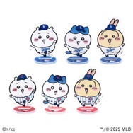 ちいかわ」たちがMLBコラボして野球選手に！「ドジャース