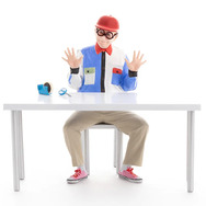 「つくってあそぼ」の「わくわくさん」が、まさかの“つくられる側”でプラモデル化―予約は4月9日まで