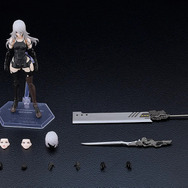 いろんなポーズで太ももを楽しめる！アニメ「ニーアオートマタ」より、「A2（ヨルハA型二号）」アクションフィギュアが予約締切間近