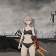 『AI LIMIT 無限機兵』“美少女+鉄バケツ”が衝撃的過ぎる…！メイドにポニテ、三度笠で、荒廃した世界を乗り越えろ【フォトレポ】