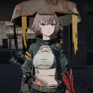 『AI LIMIT 無限機兵』“美少女+鉄バケツ”が衝撃的過ぎる…！メイドにポニテ、三度笠で、荒廃した世界を乗り越えろ【フォトレポ】