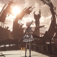 『AI LIMIT 無限機兵』“美少女+鉄バケツ”が衝撃的過ぎる…！メイドにポニテ、三度笠で、荒廃した世界を乗り越えろ【フォトレポ】