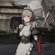 『AI LIMIT 無限機兵』“美少女+鉄バケツ”が衝撃的過ぎる…！メイドにポニテ、三度笠で、荒廃した世界を乗り越えろ【フォトレポ】