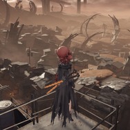 『AI LIMIT 無限機兵』“美少女+鉄バケツ”が衝撃的過ぎる…！メイドにポニテ、三度笠で、荒廃した世界を乗り越えろ【フォトレポ】