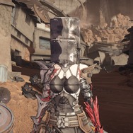 『AI LIMIT 無限機兵』“美少女+鉄バケツ”が衝撃的過ぎる…！メイドにポニテ、三度笠で、荒廃した世界を乗り越えろ【フォトレポ】