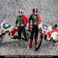 はじまりの二人「仮面ライダー新1号」「新2号」が“栄光の昭和ライダーエディション”として立体化！名シーンが蘇る「新サイクロン号」も登場