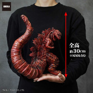 全高約30cmの大ボリューム！「ゴジラ（2016）」ソフビ、暗闇で光るノーマルと奥行き&重厚感あるバーニングレッドカラーの2種展開