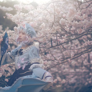 西行寺幽々子『東方Project』／翠葉木（x：@310re45）、撮影：uhimaru（X：@uhimaru999）