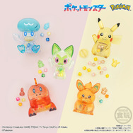 スケスケのピカチュウの中に可愛いフェイスビーズが入ってる！「ポケモン クリスタルコット」に、ニャオハやパモなど全5種ラインナップ