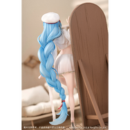 へそ出しセーラー服に、脱ぎかけタイツ！『アズレン』より「ジェーナス」1/8スケールフィギュアが予約受付中ー専用台座の全身鏡でリアル感が凄い