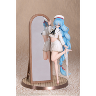 へそ出しセーラー服に、脱ぎかけタイツ！『アズレン』より「ジェーナス」1/8スケールフィギュアが予約受付中ー専用台座の全身鏡でリアル感が凄い