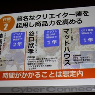 【CEDEC 2010】作りたいゲームを作るための作戦~サイバーコネクトツー松山氏