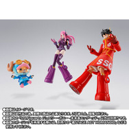 ふとももが際立つ未来服！「ワンピース」未来島エッグヘッドより「ジュエリー・ボニー」がアクションフィギュア化ーもぐもぐ顔とピザで“大喰らい”を再現