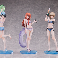 水着姿が眩しい！『シュタゲ』牧瀬紅莉栖、椎名まゆり、阿万音鈴羽の新作フィギュアが予約受付中