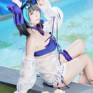 チェシャー『アズールレーン』／箱ネコ（X：@hakonyanya）