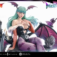 『ヴァンパイア』人気キャラ「モリガン」の妖艶さを1/4スケールで表現！約19万円の高級スタチュー、400個限定で予約開始