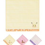 ピカチュウとハートの組み合わせが可愛い！『ポケモン』コスメ・スイーツ柄などの新作ハンカチ・雑貨シリーズが発売中