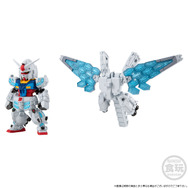 万博ガンダムが食玩「ガンダム コンバージ」でも商品化!グラスフェザー装備状態を独自の立体表現でデザイン