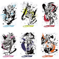 さくらみこ、白上フブキら10名を墨絵風にデザイン！「ホロライブ」描き起こしイラストグッズがアニメイトで発売開始