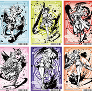 さくらみこ、白上フブキら10名を墨絵風にデザイン！「ホロライブ」描き起こしイラストグッズがアニメイトで発売開始