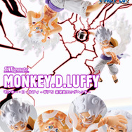 「ワンピース」より「ルフィ」の最高地点“ギア5”がアクションフィギュア化！伸びた腕、脚パーツはワイヤー入りでポージングが自由自在