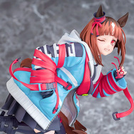 イタズラっぽく舌を出した表情が可愛い！『ウマ娘』より「トランセンド」が勝負服姿で立体化ーオプションパーツにはウインク顔が付属