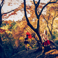 射命丸文：るな（X:@lunaaamal） 犬走椛：しゃの（X:@shanowaru27）【 FED FED5B+INDUSTAR-50 50mm／F3.5+KODAK PORTRA 800】