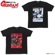 「機動戦士ガンダム」MSを大胆にプリントしたフルカラーTシャツの新作が登場！再受注商品を含む全20種が予約受付中