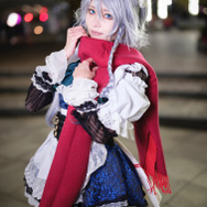 十六夜咲夜（アレンジ衣装）『東方Project』／寝る子（X：@neruko_kanade_）、撮影：Nau（X：@NauClaudia）