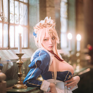 アルトリア（カルデアメイド）『Fate/Grand Order』／寝る子（X：@neruko_kanade_）、撮影：タクボク（X：@takahiro03299）