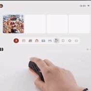 スイッチ2のホーム画面はマウス操作も可能！Joy-Conを持ち上げるともとの操作に戻る親切設計