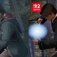 『ホグワーツ・レガシー』スイッチ2版とスイッチ版の比較動画。グラフィック向上だけでなくエリア間ロードもなくなる