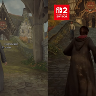 『ホグワーツ・レガシー』スイッチ2版とスイッチ版の比較動画。グラフィック向上だけでなくエリア間ロードもなくなる