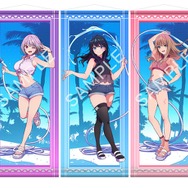 宝多六花の“ほぼ等身大”ふともも！劇場版「グリッドマン ユニバース」夏休みモチーフの新規描き下ろしイラストグッズが登場