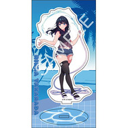 宝多六花の“ほぼ等身大”ふともも！劇場版「グリッドマン ユニバース」夏休みモチーフの新規描き下ろしイラストグッズが登場