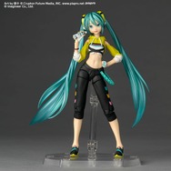 健康的なおヘソ！可動フィギュア「初音ミク　Fit Boxing Ver.」が登場ーダンベルや縄跳び、ゲームを再現可能なパーツも付属