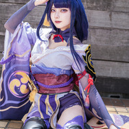 雷電将軍『原神』／くれは くく（X：@kuku_81cos）