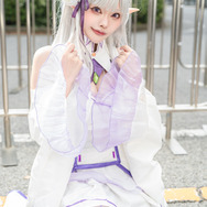 エミリア「Re:ゼロから始める異世界生活」／水羽えと（X：@Etocha_cos）