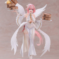 純白チャイナドレスの透け感…！『アズレン』より軽空母シーシュースが着せ替え「春告鳥の羽根は白く」モチーフで立体化