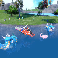 スイッチ2でグラフィック向上の『ポケモンSV』、たった2枚の公式スクショを比較。水面や草むらがよりリアルに