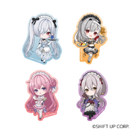 『勝利の女神：NIKKE』コラボカフェグッズがオンライン販売決定！描き起こしカフェ店員衣装のドロシーや紅蓮ら4名デザイン