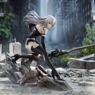 激しい戦闘の中で魅せるふともも！「ニーアオートマタ」より「A2」が四〇式戦術刀を構え、躍動感あるポージングで立体化