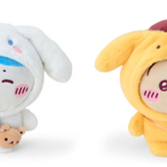 「ちいかわ」×「サンリオキャラクターズ」ペア同士がそれぞれになりきる!“ふわっふわもこもこ”衣装を纏った「うさぎ&ポムポムプリン」など新作グッズ多数