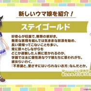 『ウマ娘』新シナリオの楽曲はブートキャンプ！？ステイゴールドの勝負服姿や、“特別ルール付き”のチャンミも発表【生放送まとめ】