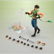 「ジョジョ」の象徴的ポーズと力強い筋肉を両立！「ジョセフ・ジョースター」がアクションフィギュア化ーワイヤー入りマフラーで流れるような動きを演出