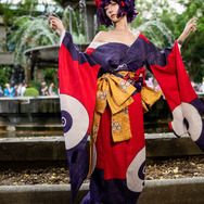 葛飾北斎『Fate/Grand Order』／四巫日モミ（X：@momihi__44、Instagram：momihi__444）