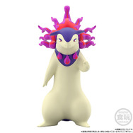 「ポケモンスケールワールド」ヒスイ地方から男の子トレーナー・テルとポケモン3匹が立体化！“ヒスイのすがた”バクフーン、ダイケンキ、ジュナイパーのセット