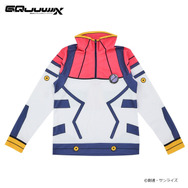 モデルさんの着こなす姿がかなりマチュ！「ガンダム ジークアクス」マチュの制服ニットやパイロットスーツがアパレルグッズ化