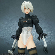 放熱スカートを外すと太ももが露に！『ニーア オートマタ』より「2B」フィギュアDX版が再受注開始ー差し替えパーツで多彩なディスプレイを楽しめる