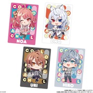 「カラフルピーチ」新作ウエハースが販売中！全種オリジナルイラストを使用、集合カードは豪華な金色箔押し